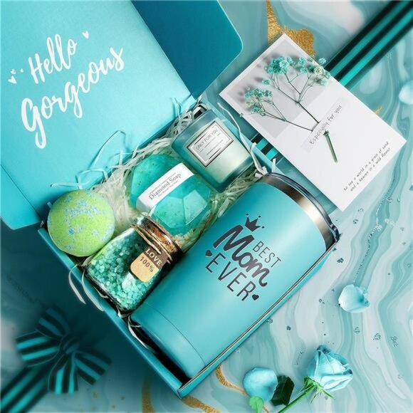 Best Mom Ever Relaxation Gift Box: Mother's Day, Birthday, Valentine's - Picture 2 of 7